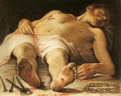 Corpse of Christ Annibale Carracci